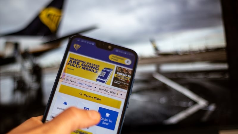 From today, Ryanair passengers will get their boarding pass through the Ryanair app on their smartphone