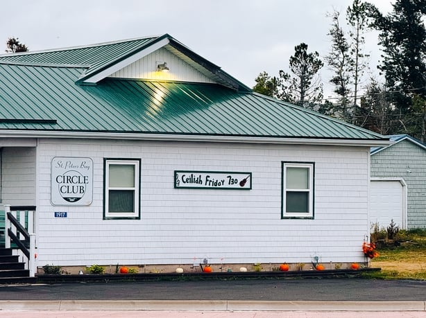 Sign for Ceili St Peters PEI