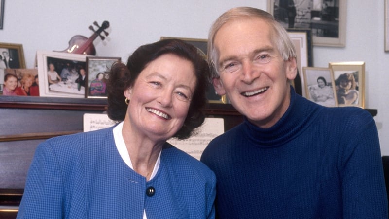Geraldine O'Grady pictured with her husband of six decades, Des Keogh