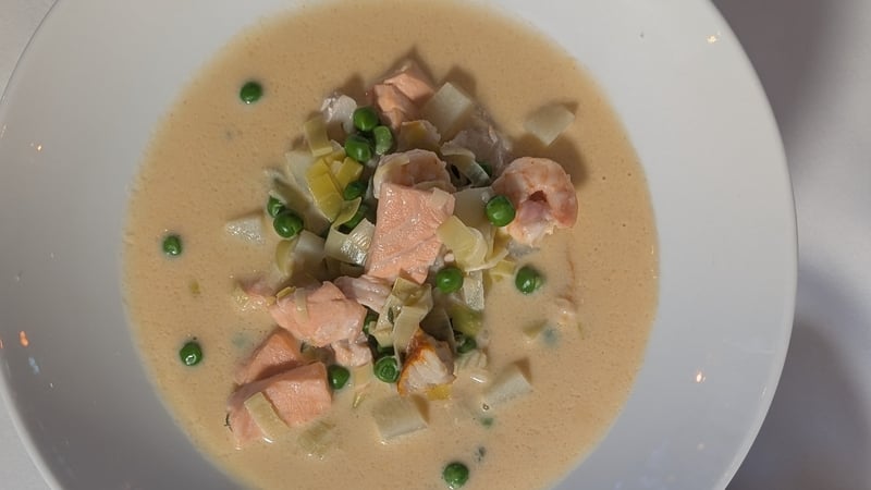Shane Smith's speedy fish chowder with Guinness treacle bread