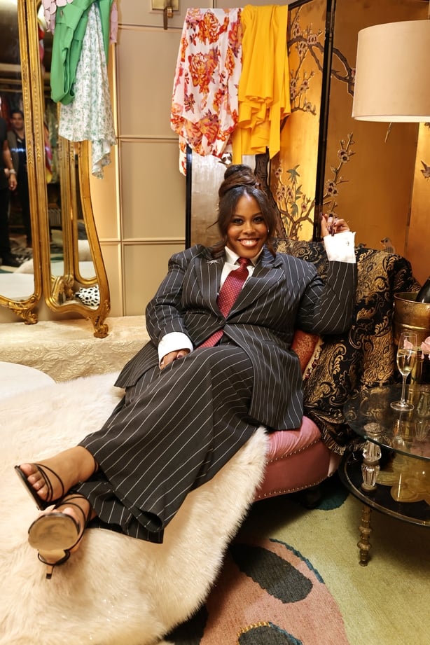 Amber Chardae Robinson attends the tastemaker event celebrating the new season of Palm Royale at the Sun Rose Hotel on 21 October, 2025 in West Hollywood, California