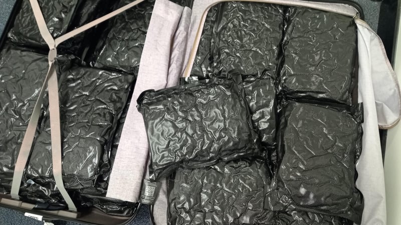 Revenue Customs officers seized approximately 30kg of cannabis, with an estimated value of €600,000