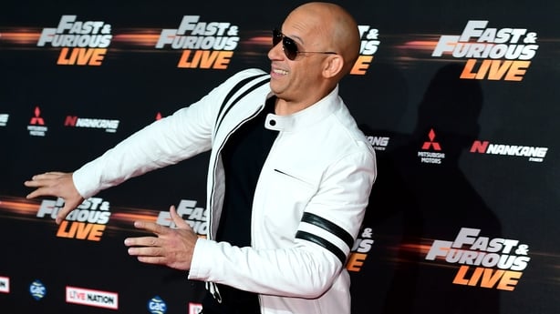 Vin Diesel attending the World Premiere of Fast & Furious Live