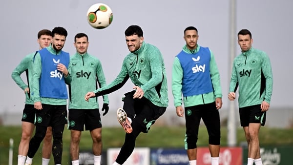 12 November 2025; Troy Parrott during a Republic of Ireland training session at the FAI National Training Centre in Abbotstown, Dublin. Photo by Stephen McCarthy/Sportsfile