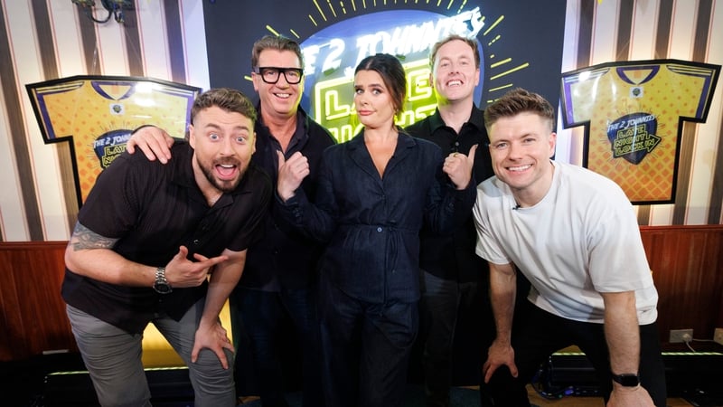 Karen Byrne, Andrew Ryan and Roddy Collins to appear in The 2 Johnnies Late Night Lock In, RTÉ2 and RTÉ Player at 9.35pm