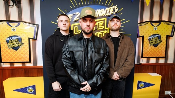 Chasing Abbey appearing on The 2 Johnnies Late Night Lock In