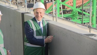 Taoiseach signs wall in commitment to housing plan
