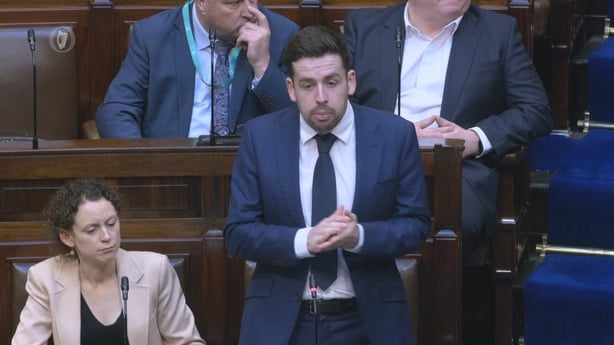 Conor Sheehan speaks in the Dail 