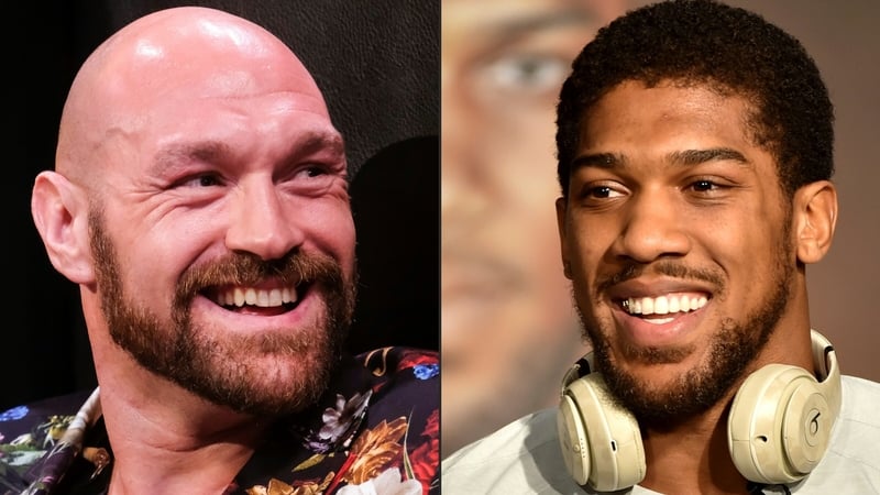 Fury (L) and Joshua are set to meet in Saudi Arabia
