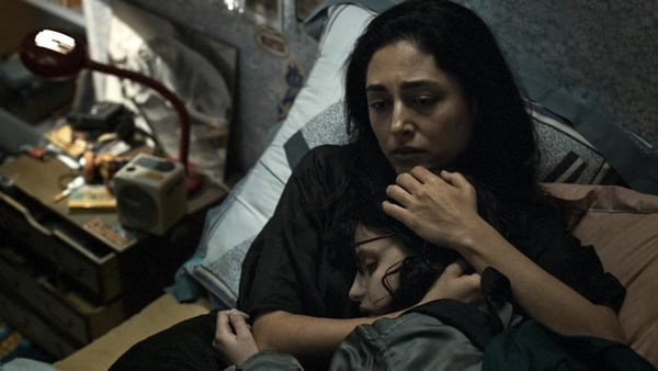 (L-R) Golshifteh Farahani as Maman consoles Mélissa Boros as Alpha in Alpha