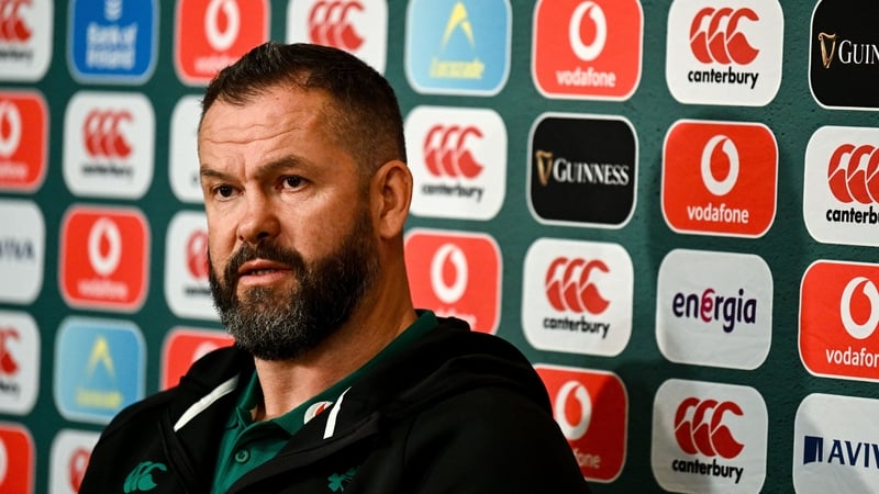 Andy Farrell: 'We're expecting a better performance from ourselves'