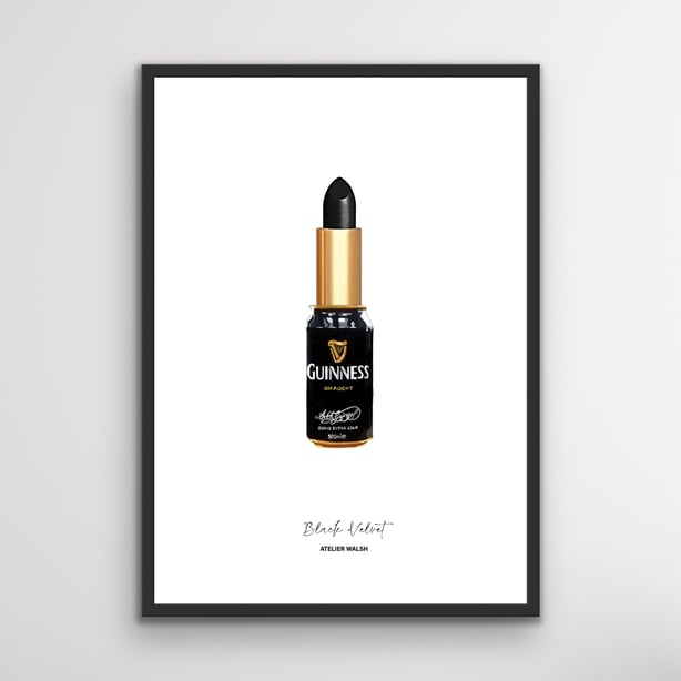 Black Velvet Lipstick print