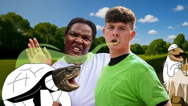 Lucky the turtle kinda stinks - but we still love him!