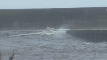 Flooding in Arklow in Co Wicklow