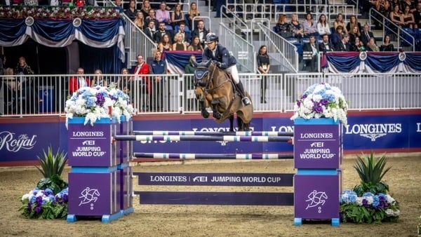 conor swail jumping with casturano in toronto