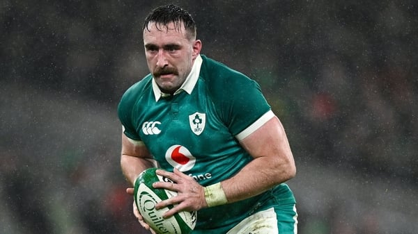 15 November 2025; Jack Conan of Ireland during the Quilter Nations Series 2025 match between Ireland and Australia at the Aviva Stadium in Dublin. Photo by Seb Daly/Sportsfile
