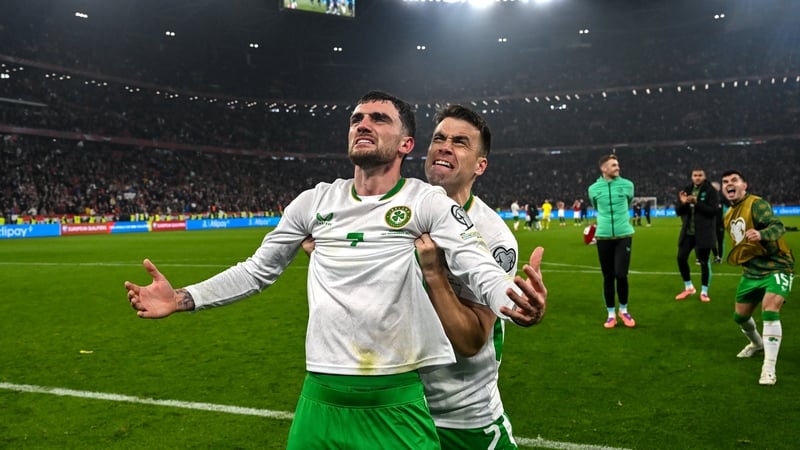 Troy Parrott's hat-trick helped Republic of Ireland secure a play-off