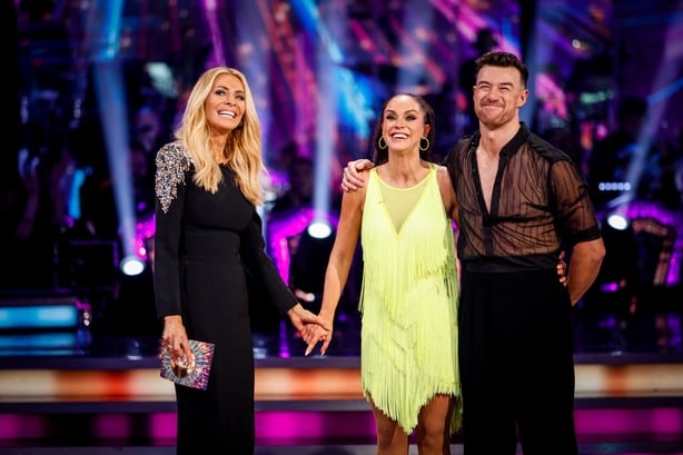 Vicky Pattison and Kai Widdrington during the results show of Strictly Come Dancing on BBC1. Reality TV star Vicky Pattison has been eliminated from Strictly Come Dancing on her 38th birthday. The former Geordie Shore star told her dance partner Kai Widdrington she was "so sorry" they did not make i