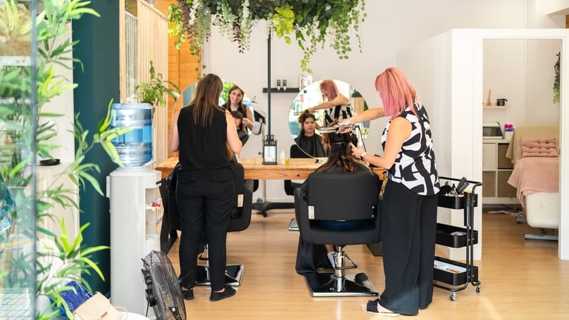 'Hair appointments can take from 30 minutes to a few hours so we often end up talking about anything and everything with our stylist'. Photo: Getty Images
