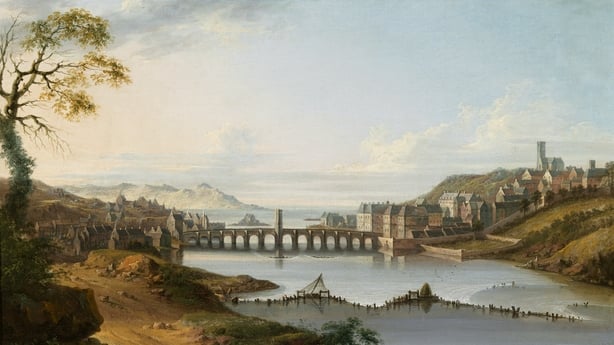View of Ballyshannon, c. 1770, by Thomas Roberts. Reproduced in IHTA, Ballyshannon, courtesy of the National Gallery of Ireland.