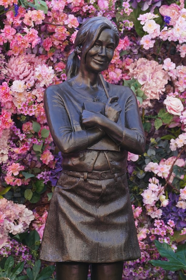 Statue of iconic movie character