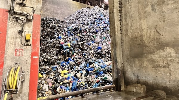 Photo inside of the Poolbeg incinerator