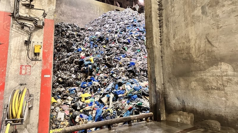 The Poolbeg incinerator manages a third of the country's waste