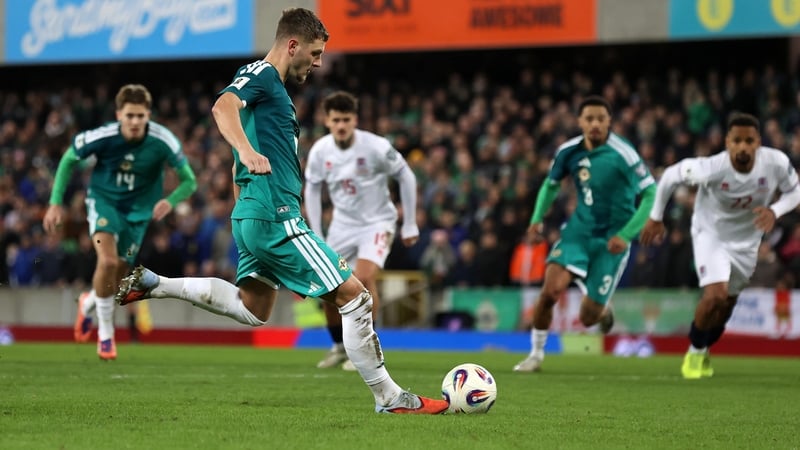 Jamie Donley punished a foul spotted by the VAR