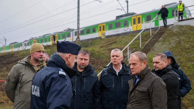 Donald Tusk said, those involved were Ukrainians who collaborated with Russian intelligence and that they had fled to Belarus