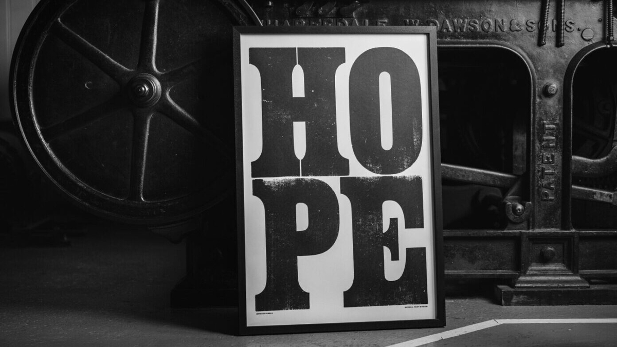 HOPE – Anthony Burrill and the National Print Museum