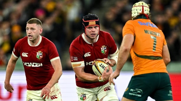 26 July 2025; James Ryan of British & Irish Lions during the second test match between Australia and the British & Irish Lions at the Melbourne Cricket Ground in Melbourne, Australia. Photo by Brendan Moran/Sportsfile