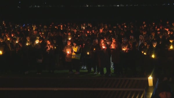 Photos show hundreds gathered in vigil for Louth crash victims
