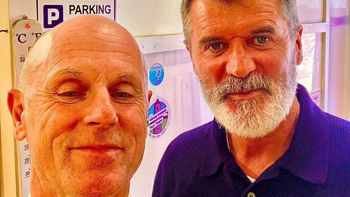 Roy Keane picks up some treats in Cork’s oldest sweet shop