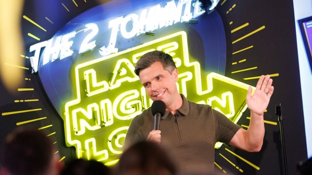 Comedian Chris Kent on The 2 Johnnies Late Night Lock In