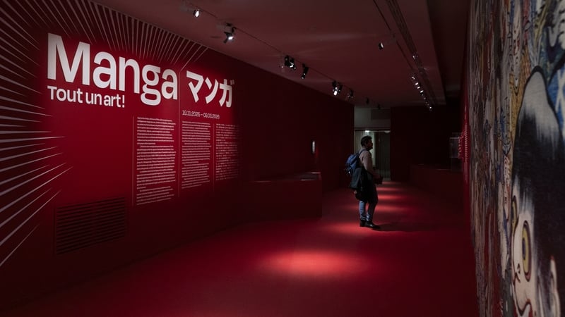 Manga. An Art of its Own! opened on Wednesday at the Guimet Museum in western Paris, which specialises in Asian art Photos: Getty Images/AFP