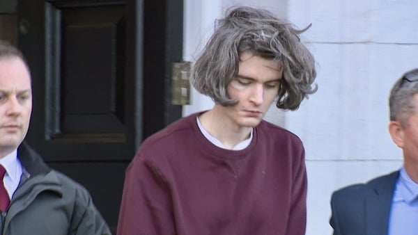 David Gallagher seen leaving court