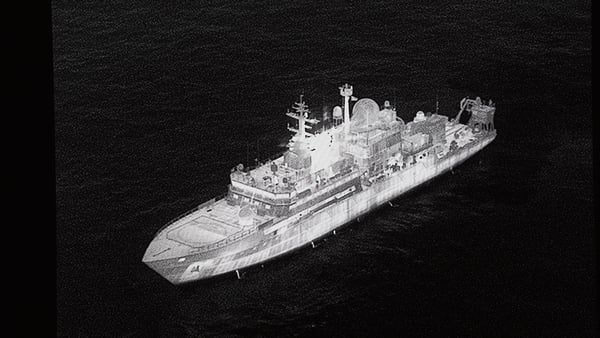 An image of Russian spy ship Yantar