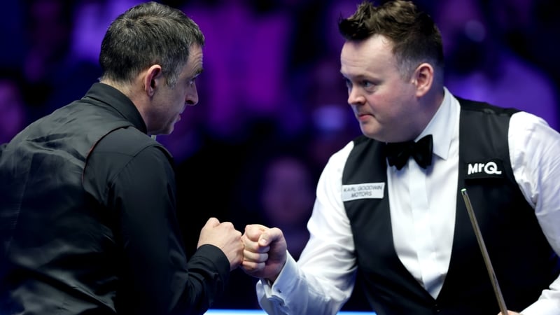 Shaun Murphy (R) was too good for Ronnie O'Sullivan