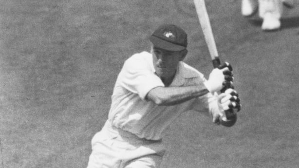 Australian cricketer Jack Fingleton (1908 - 1981) batting against Surrey at The Oval, London, May 1938. (Photo by Central Press/Hulton Archive/Getty Images)