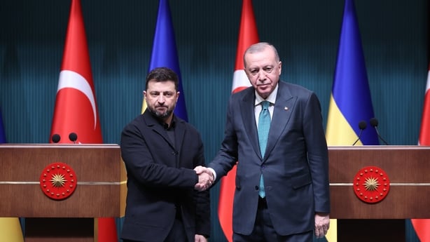 Zelensky and Erdogan in Turkey