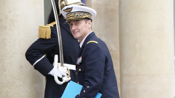 France's chief of the defence staff Fabien Mandon