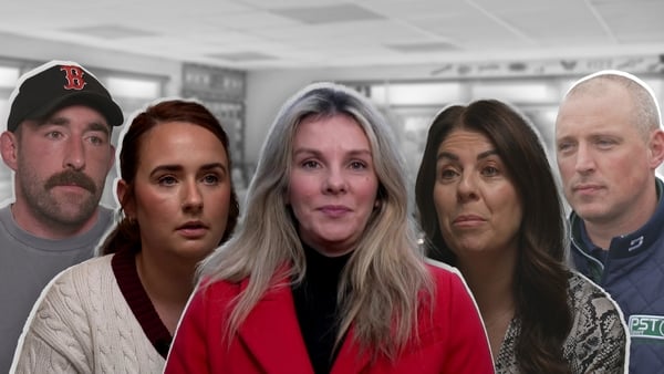 Marie Crowe and guests