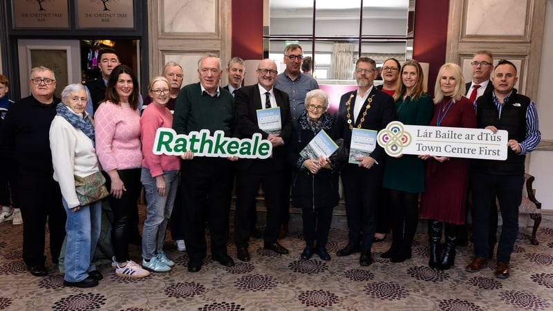 The official launch of the Rathkeale Town Centre First Plan by Limerick Mayor John Moran