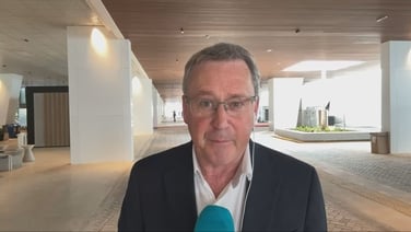 George Lee reports live from Belem as COP30 evacuated due to fire