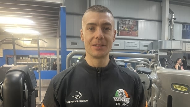 Photo shows Irish bodybuilder Conor McCarthy