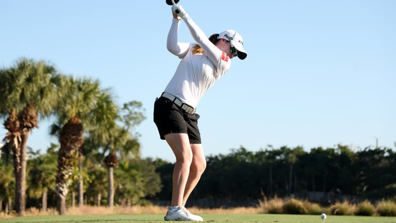 Leona Maguire shot three birdies in the final four holes