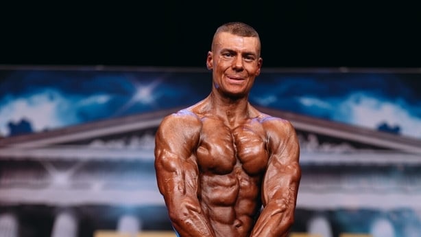 Photo shows Irish bodybuilder Conor McCarthy