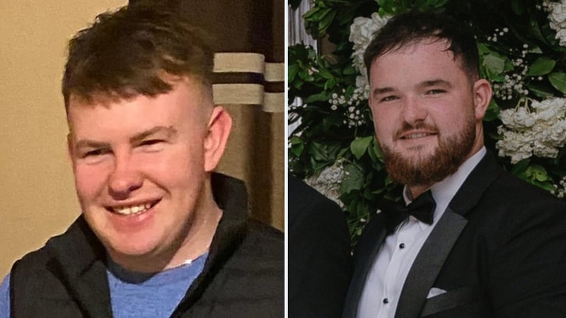 Dylan Commins (L) and Alan McCluskey died in last weekend's road crash in Co Louth