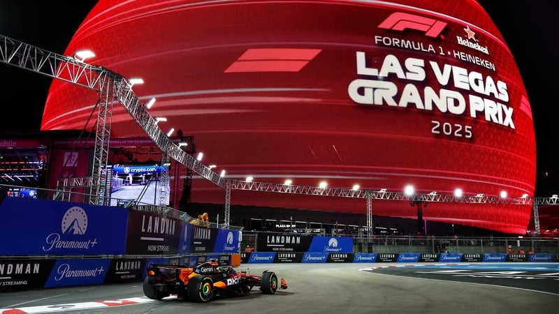 Lando Norris posted the fastest time in a disrupted session