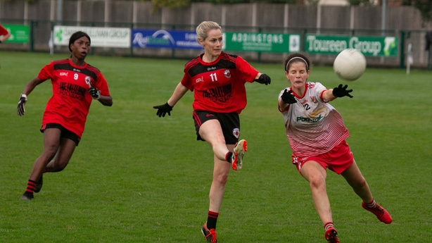 Emma Mulhern in action for Holloway Gaels.